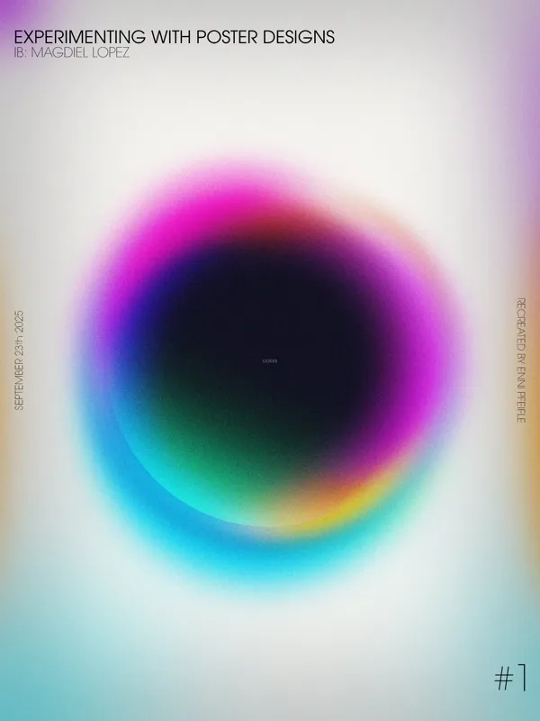 Posterdesign – Farbverlauf