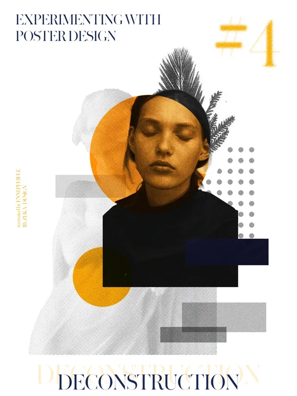 Posterdesign – Deconstruction Portrait